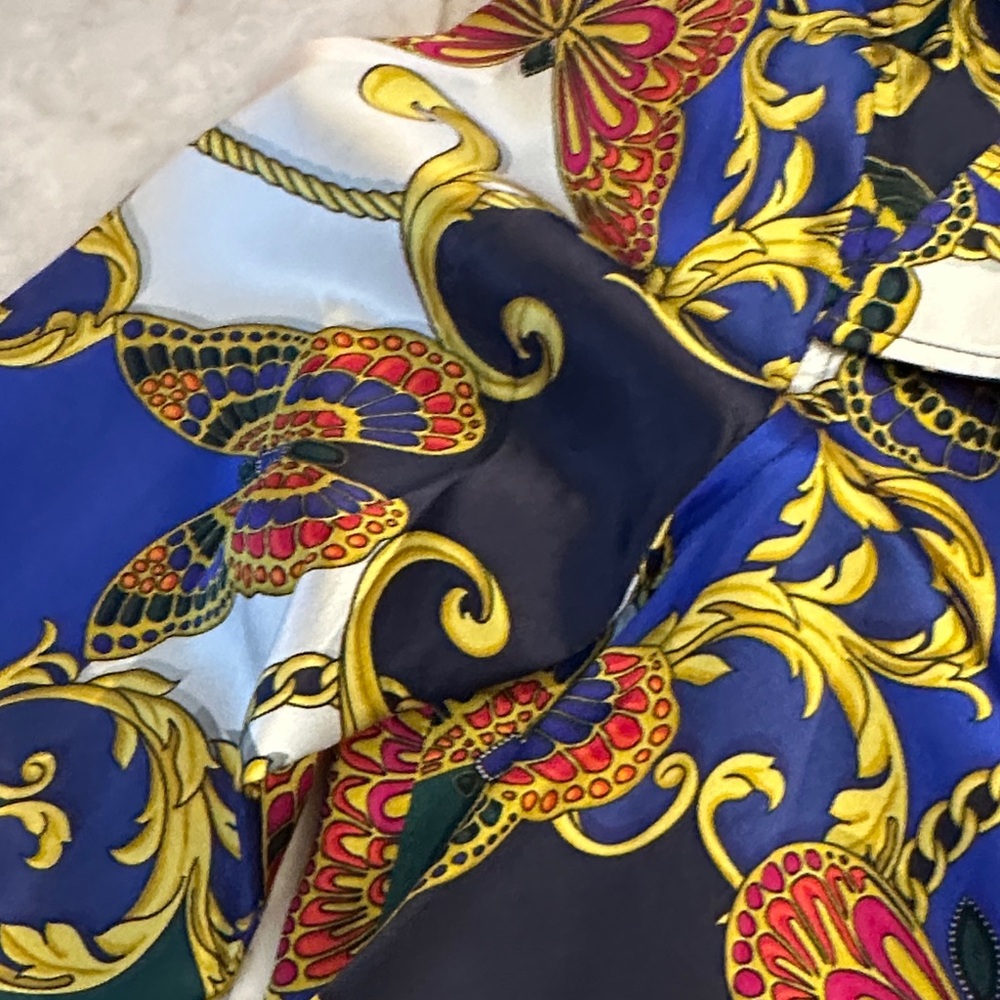 L'AGENCE Vibrant Patterned Button Down Shirt - image 4